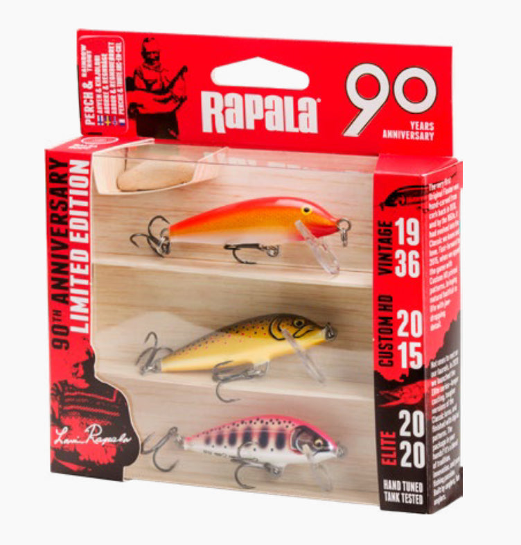 Rapala 90 vuotta R90 Countdown Small Bright vaappulajitelma 3 kpl/pkt