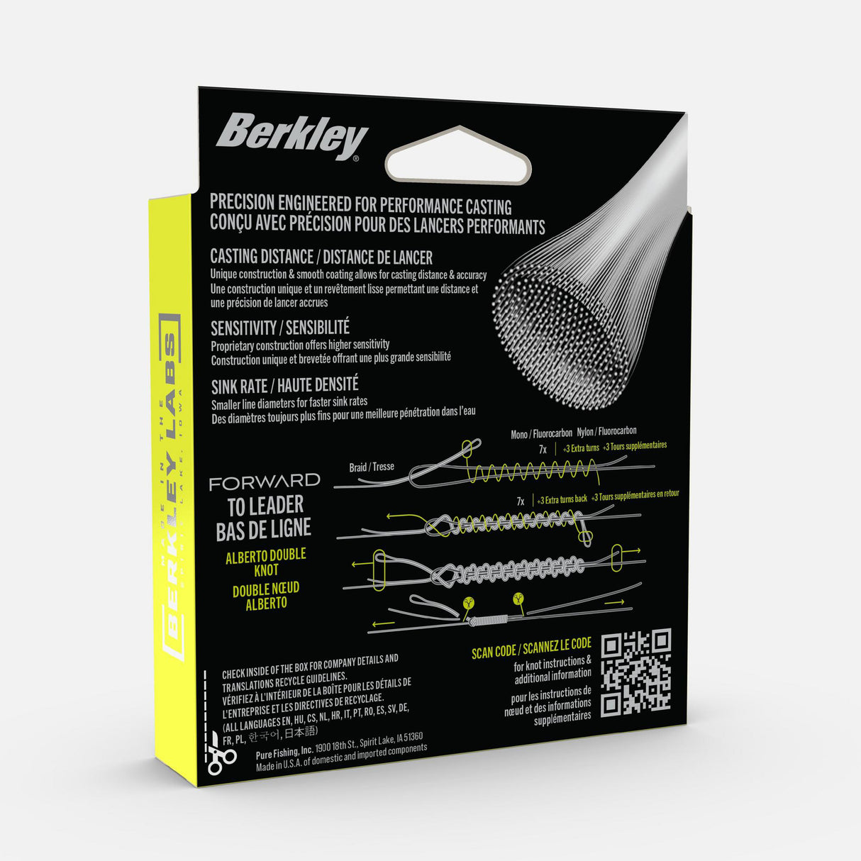 Berkley Forward Flame Green 150 m Braided Line