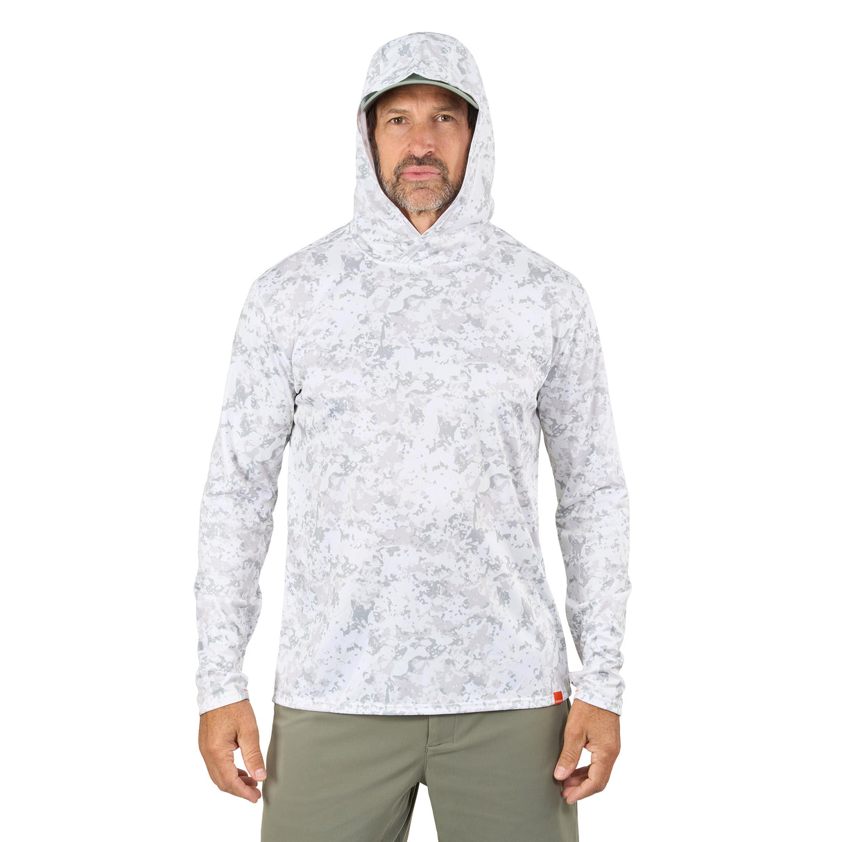 Grundens Tough Sun Masked Hoodie UPF50+ Fishing Shirt