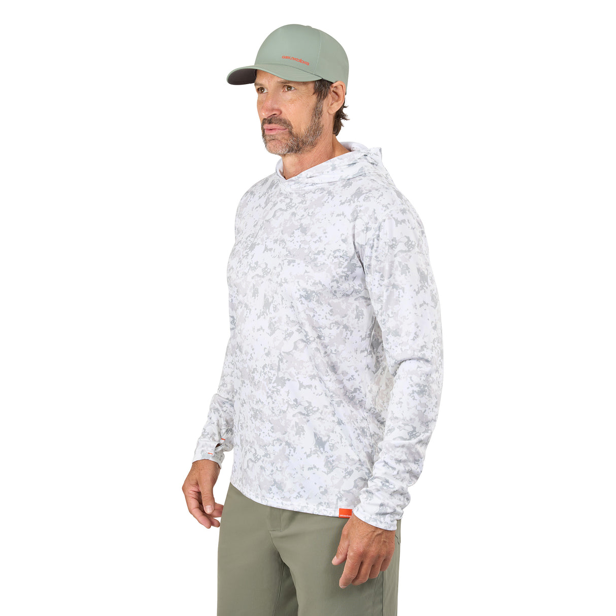 Grundens Tough Sun Masked Hoodie UPF50+ Fishing Shirt