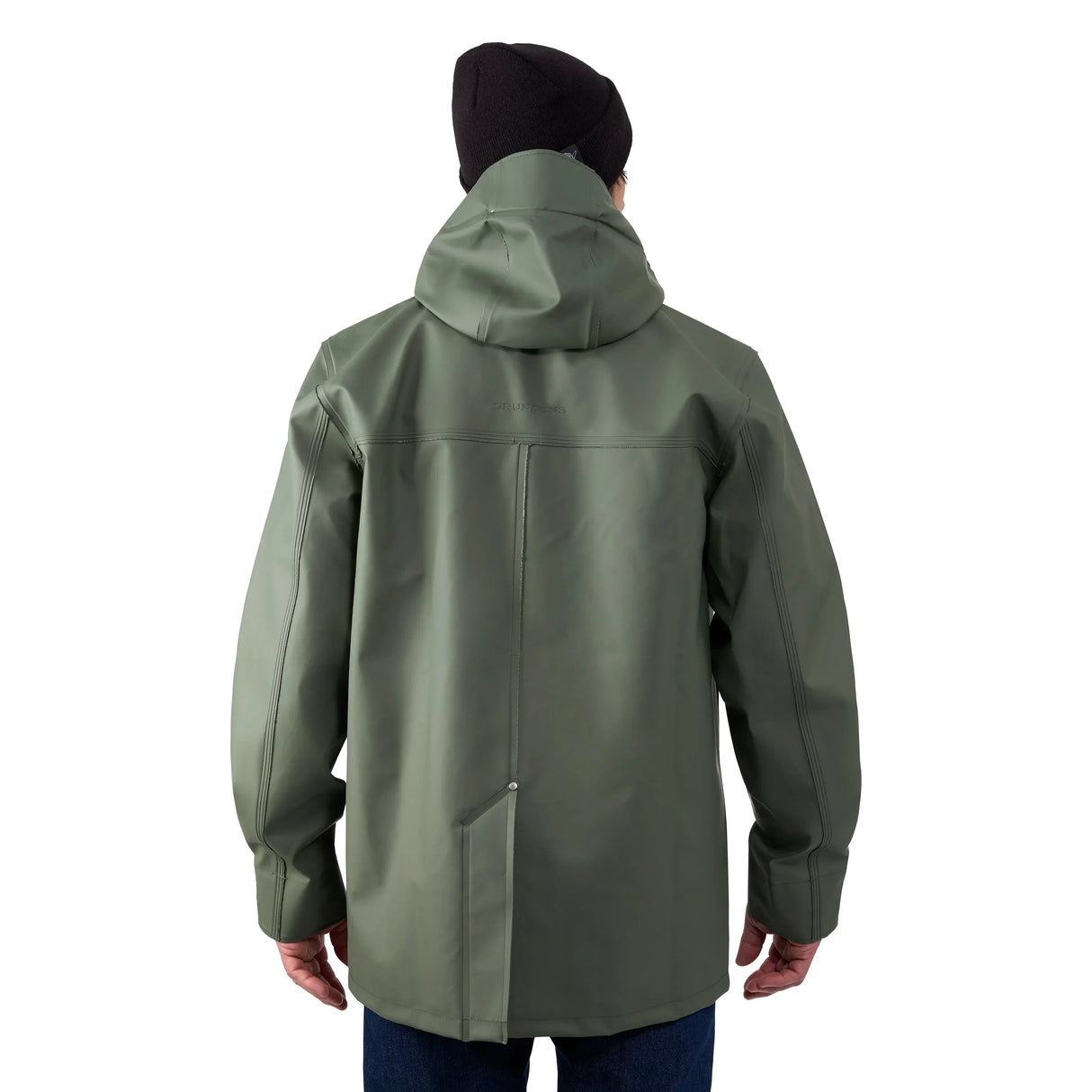 Grundens 1926 Regnkläder Coat Stone Moss sadetakki - Happy Angler