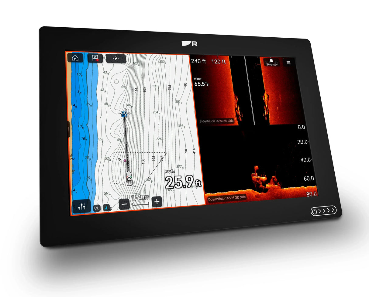 Raymarine AXIOM+ 12 RV yhdistelmälaite + Pohjois-Euroopan kartta - Happy Angler