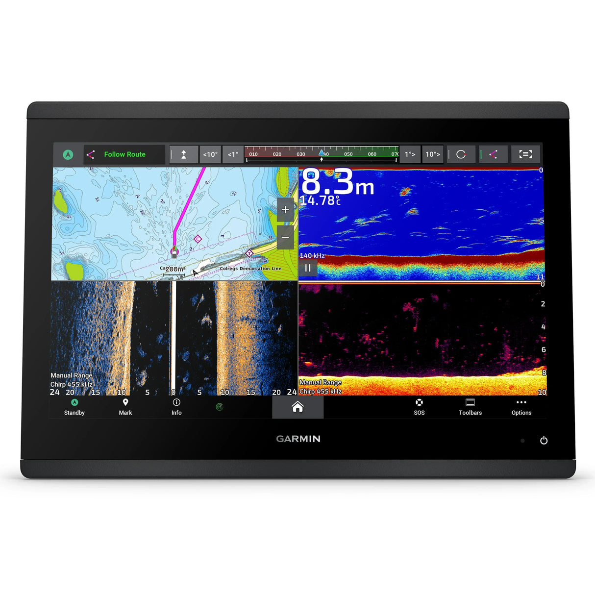 Garmin GPSMAP 1623xsv yhdistelmälaite - Happy Angler