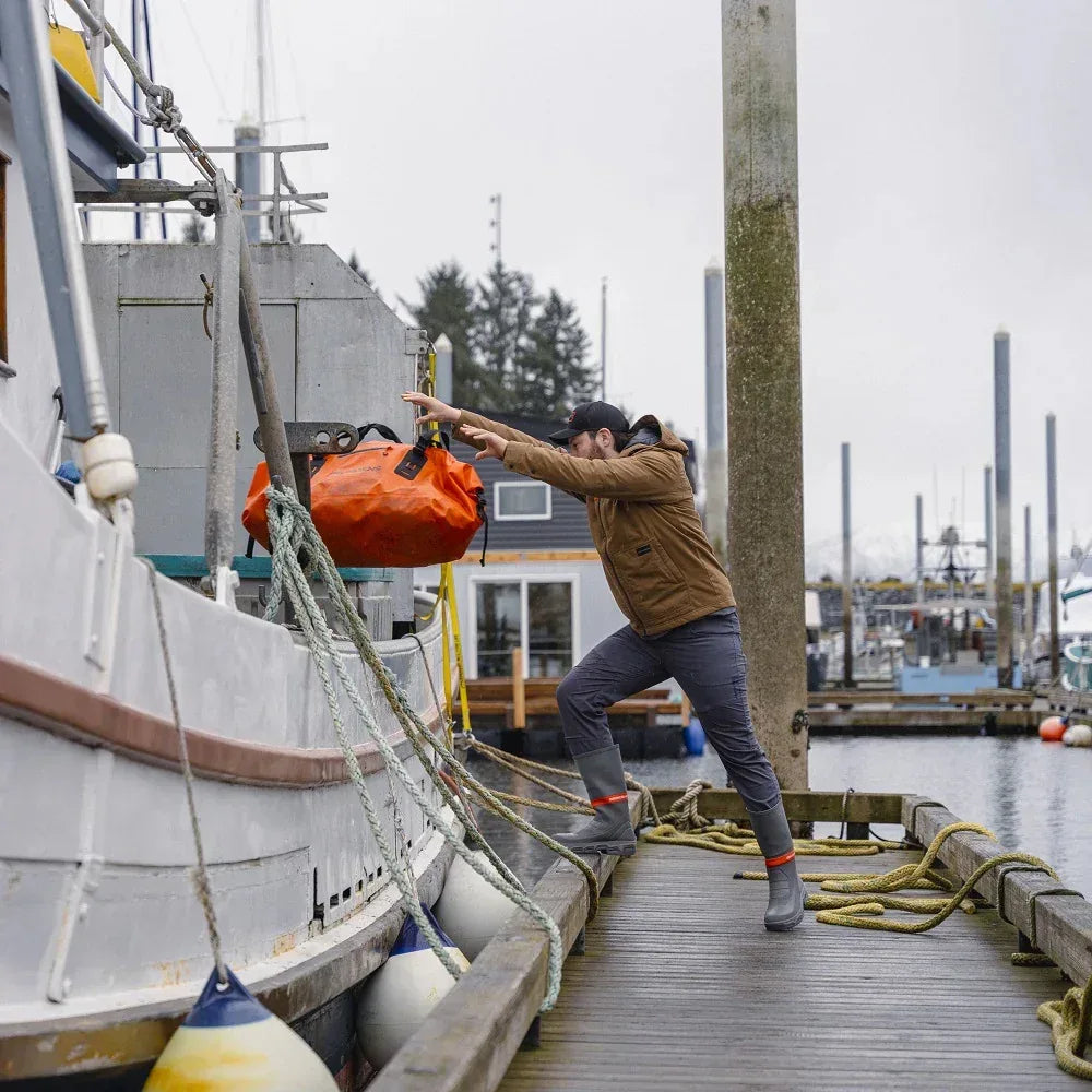 Grundens Shackleton Duffel 105 L Red Orange kassi - Happy Angler