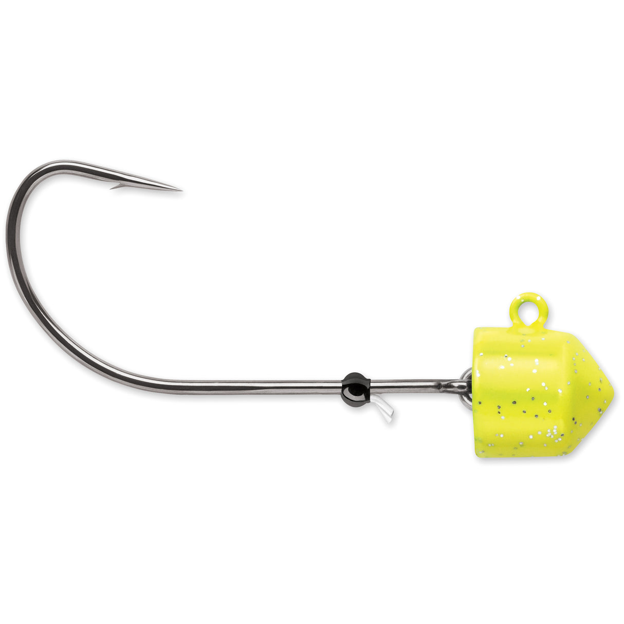 VMC Swinging NED Rig Chartreuse Jig Head 3-Pack