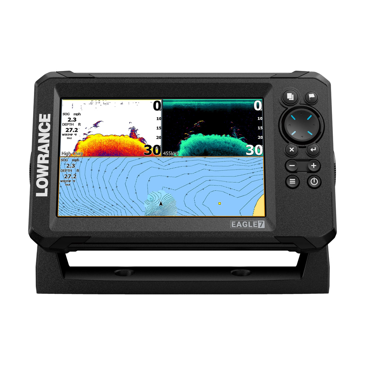Lowrance Eagle 7 yhdistelmälaite + TripleShot HD anturi - Happy Angler