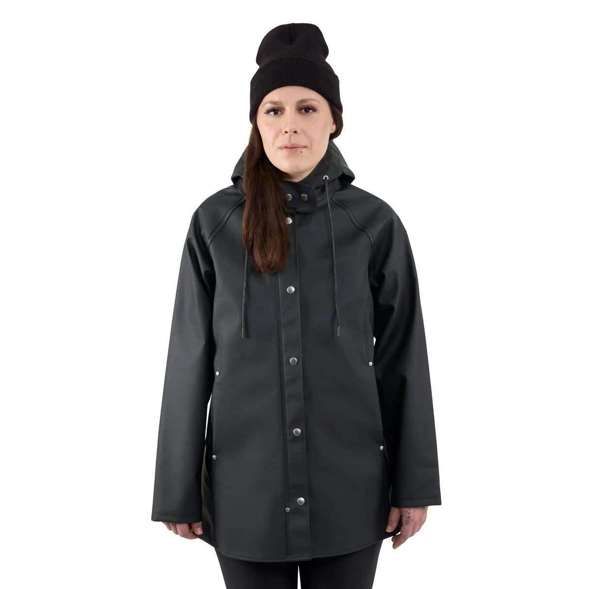 Grundens 1926 Regnkläder Coat Black naisten sadetakki - Happy Angler