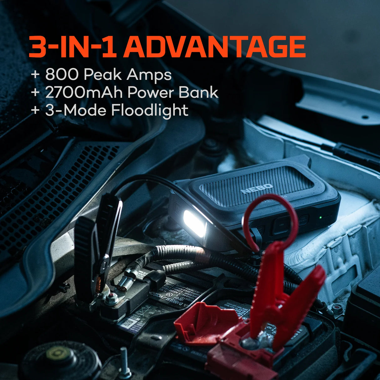 NEBO Assist 800 Jump Starter + Powerbank