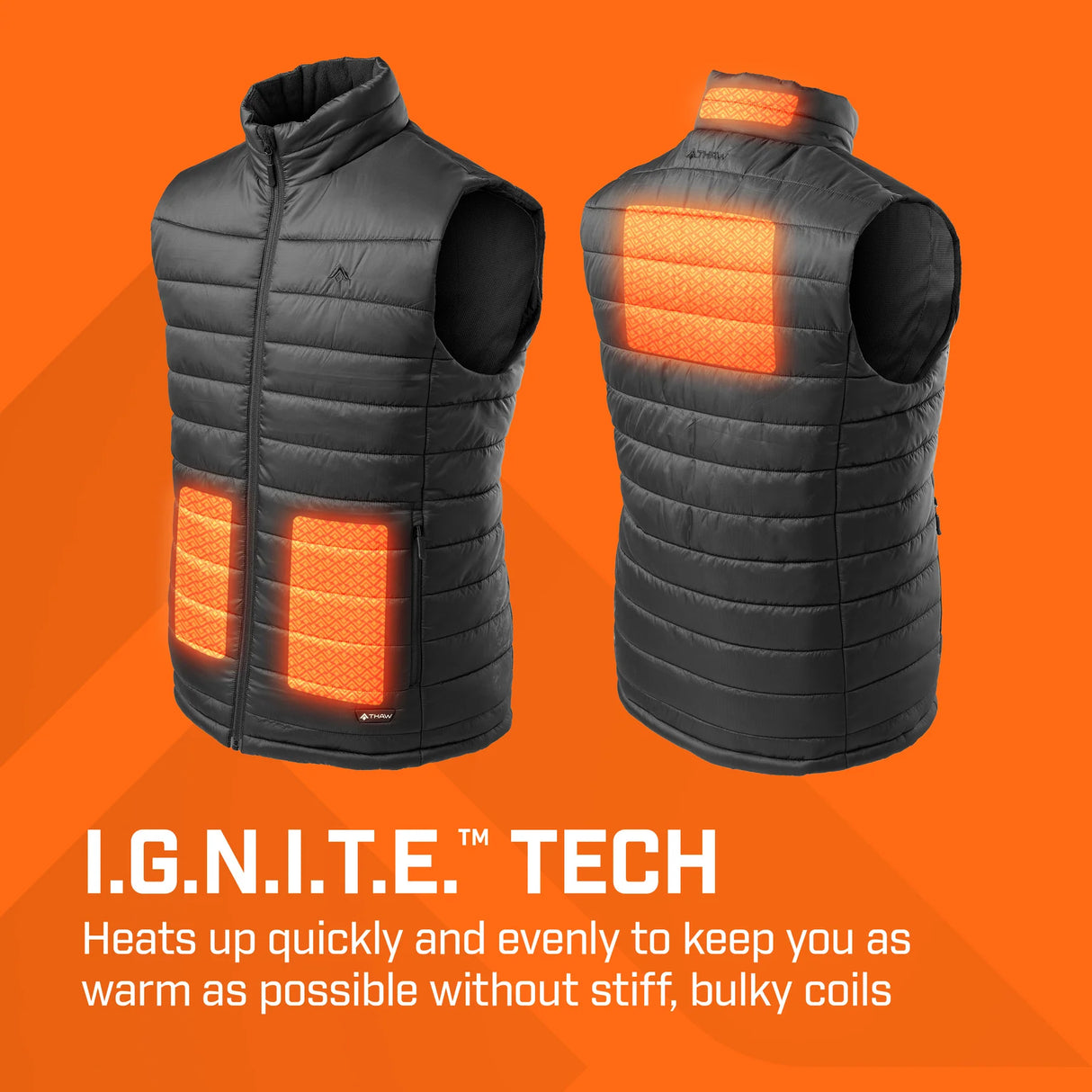 THAW Heated Vest lämmitettävä liivi
