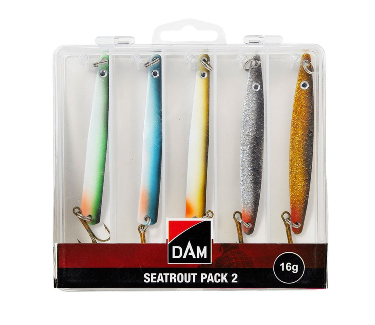 DAM Seatrout Pack 16 g lusikkalajitelma 5 kpl/pkt