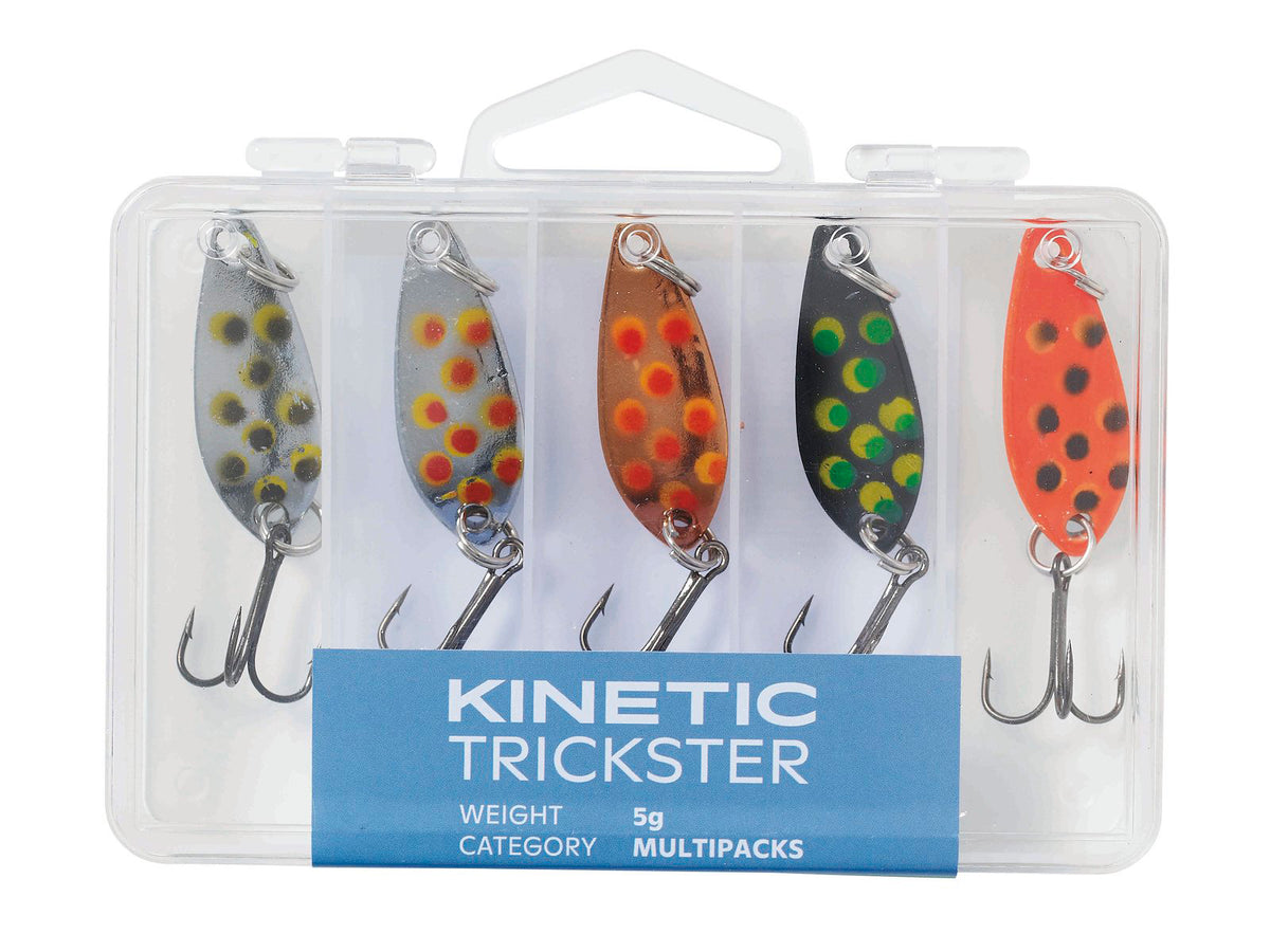 Kinetic Trickster 7 g Spoon Lure Assortment 5-Pack