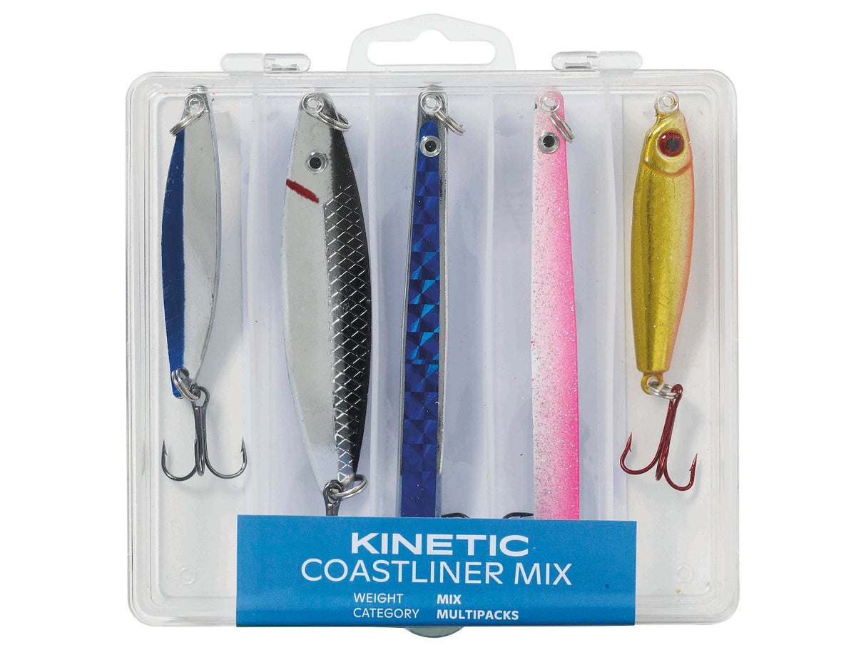 Kinetic Coastliner Mix Spoon Lure Assortment 5-Pack