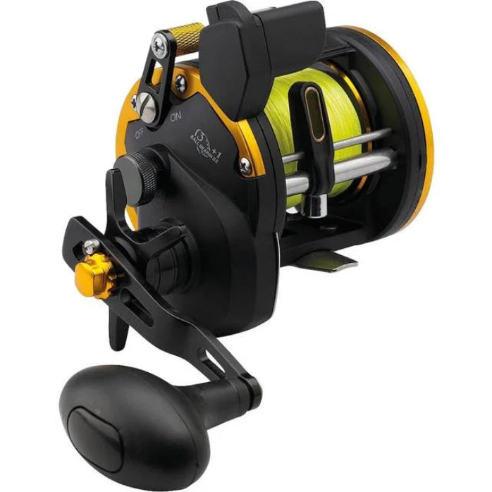 Kinetic Seaforce 30 LC Baitcasting Reel w/ Line Counter and Braided Line