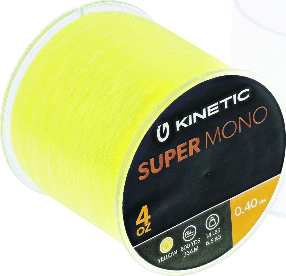 Kinetic Super Mono Yellow Monofilament Line