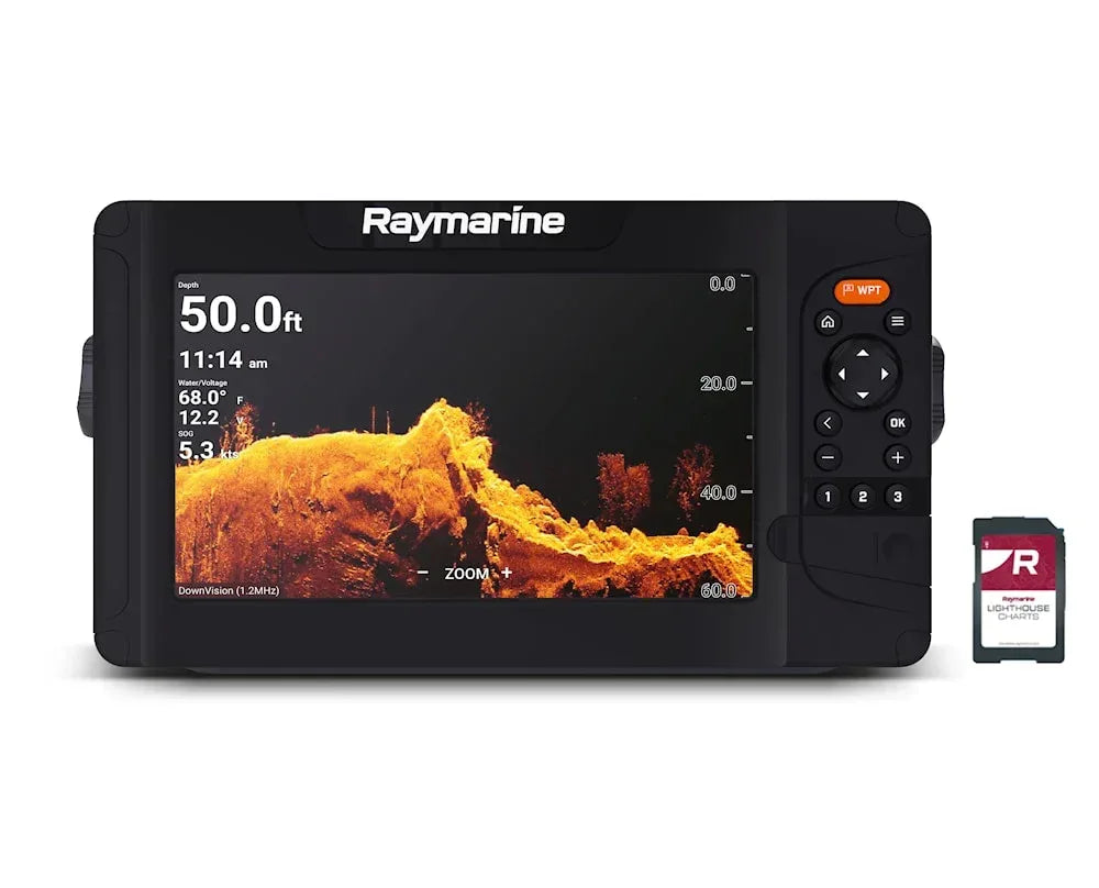 Raymarine Element 9 HV yhdistelmälaite + HV-100 anturi + Pohjois-Euroopan kartta - Happy Angler