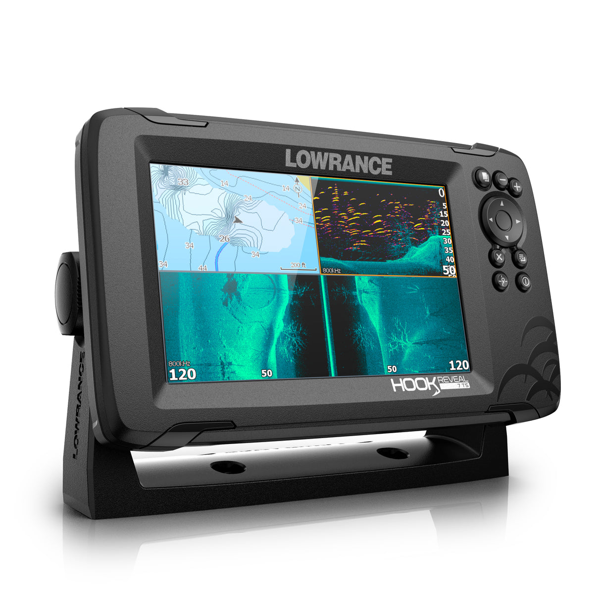 Lowrance HOOK Reveal 7 TripleShot Combo Device