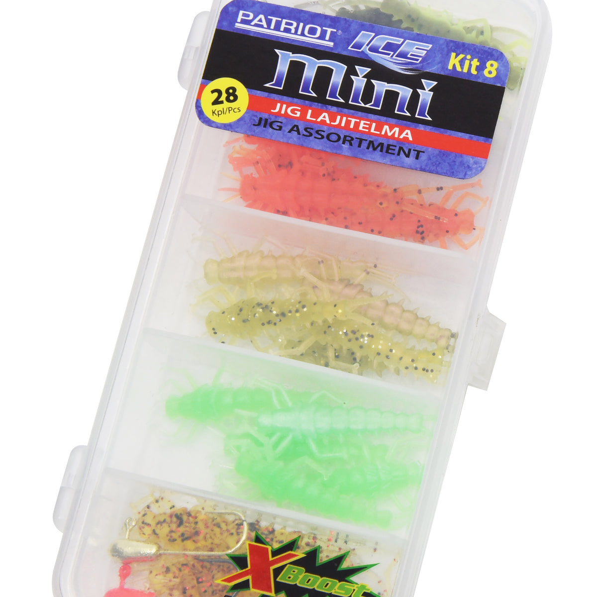 Patriot Ice Mini Ice Fishing Jig Kit 8 28-Pack