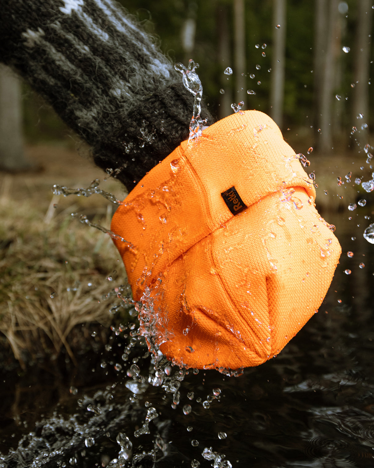 Retki Hi-Vis Water-Repellent Beanie Orange
