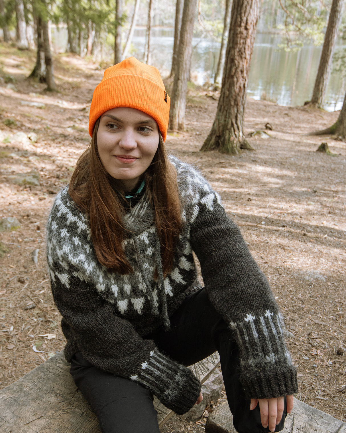 Retki Hi-Vis Water-Repellent Beanie Orange
