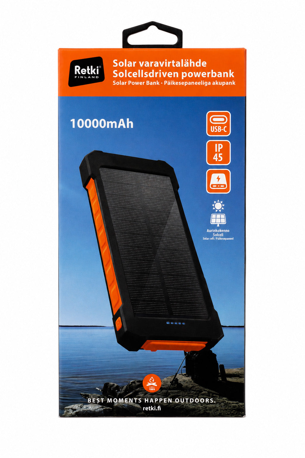 Retki 10000 mAh Solar Powerbank