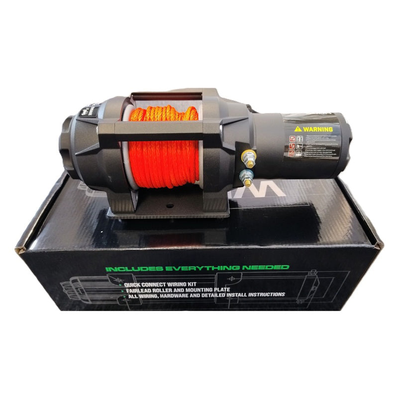 Bronco HDQS Heavy Duty Quick Spool 2500 Electric Winch with Remote Control 1133 kg