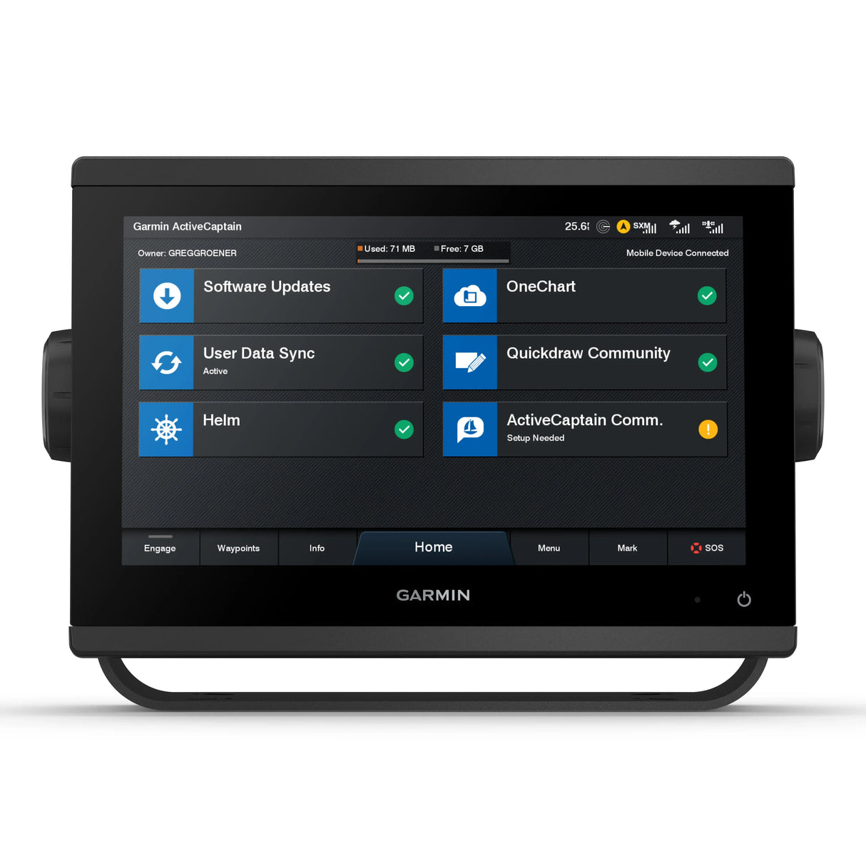 Garmin GPSMAP 923xsv yhdistelmälaite - Happy Angler
