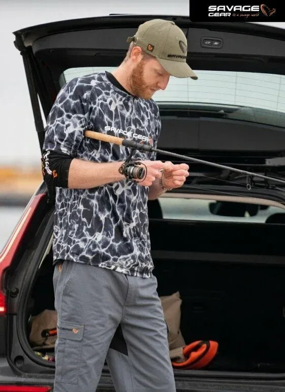 Savage Gear Night UV pitkähihainen kalastuspaita UPF30+ - Happy Angler