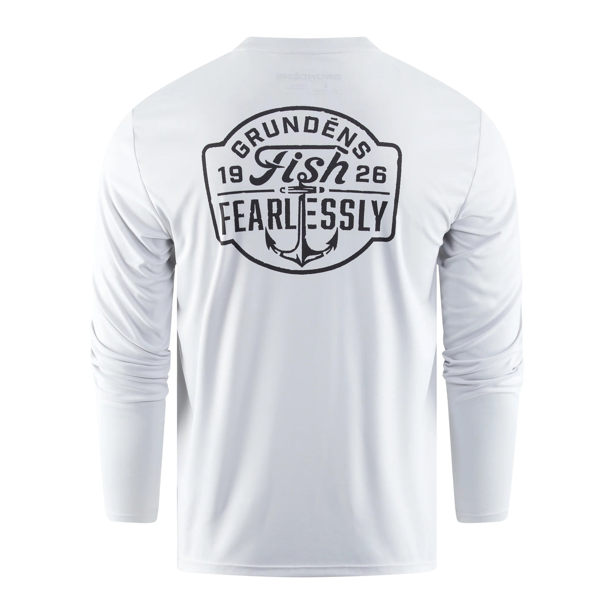 Grundens LS Tech Tee Fish Fearlessly UPF50 pitkähihainen paita - Happy Angler