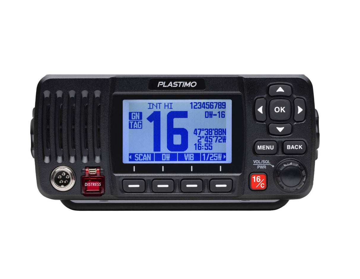 Plastimo SX-500+ kiinteä VHF puhelin DSC, GPS