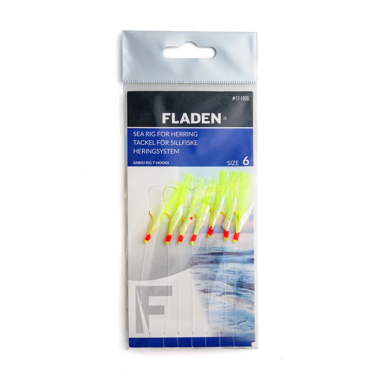 Fladen Sabiki Yellow Green Herring Sea Rig #6