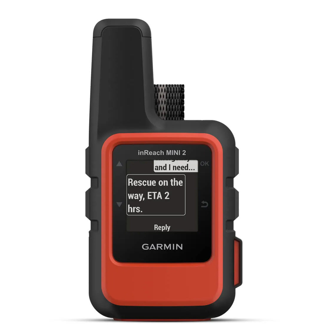 Garmin inReach Mini 2 tulenpunainen satelliittiviestintälaite