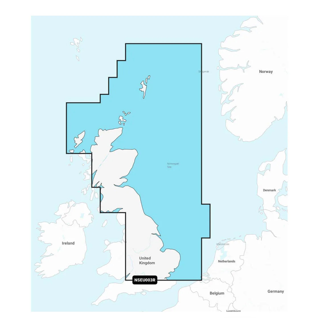 Garmin Navionics+ NSEU003R Great Britain, Northeast Coast Marine Chart
