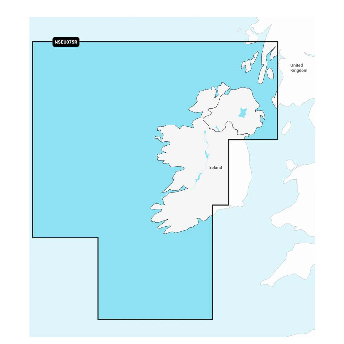 Garmin Navionics+ NSEU075R Ireland, West Coast Marine Chart