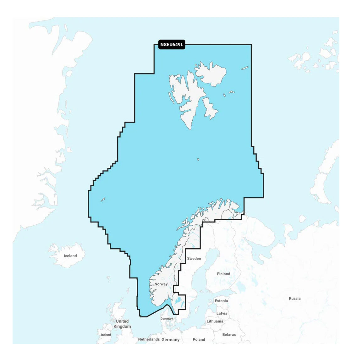 Garmin Navionics+ NSEU649L Norway Marine Chart
