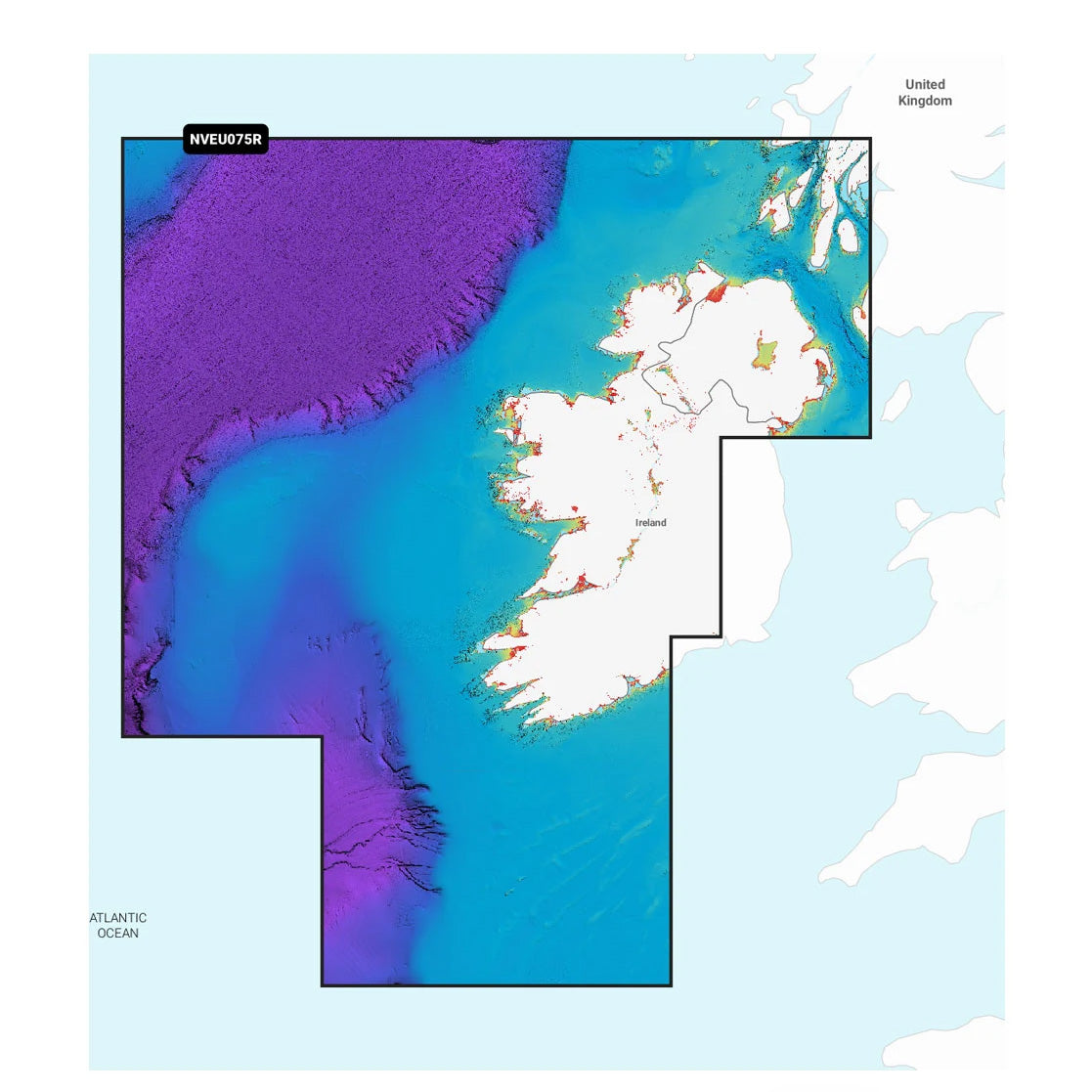 Garmin Navionics Vision+ NVEU075R Ireland, West Coast Marine Chart