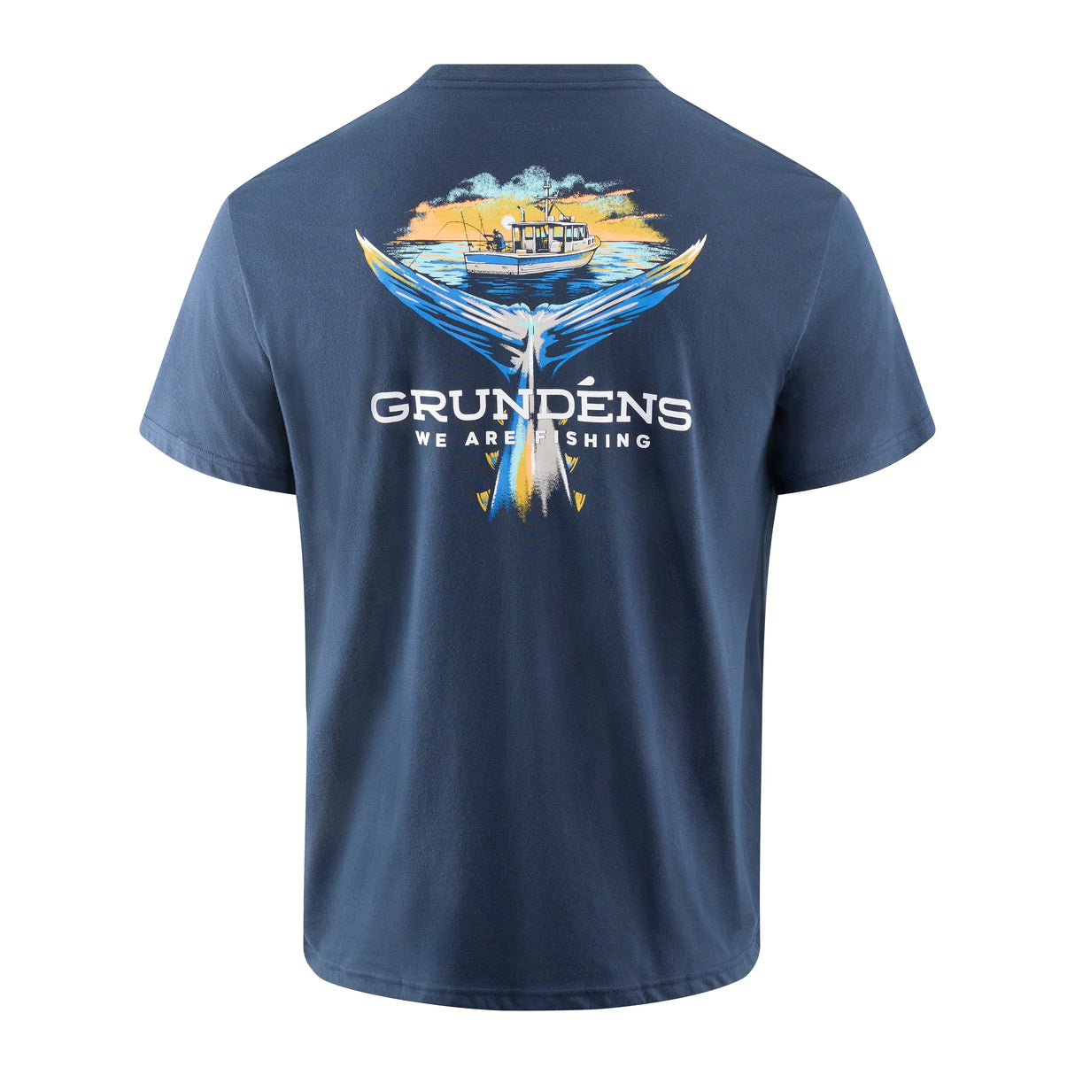 Grundens Tuna Tailscape t-paita - Happy Angler