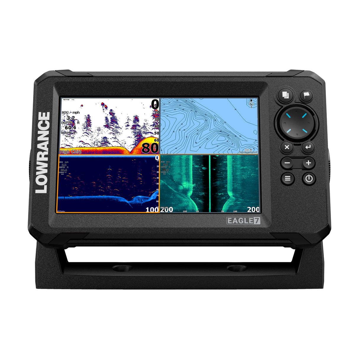 Lowrance Eagle 7 yhdistelmälaite + SplitShot HD anturi - Happy Angler