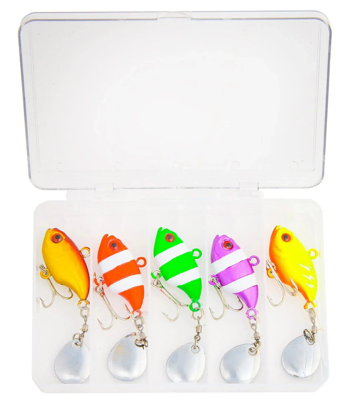 Fladen Colorspin 14 g lajitelma 5 kpl/pkt - Happy Angler