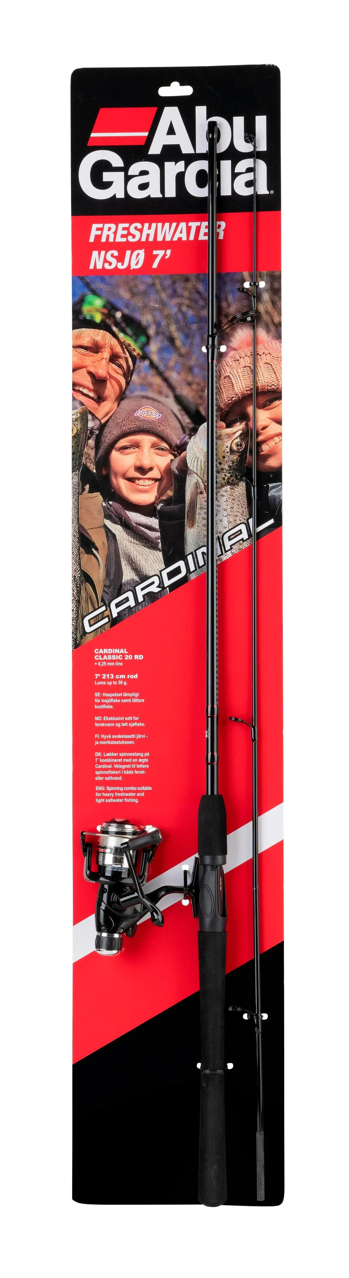 Abu Garcia Cardinal Fresh Water avokelasetti - Happy Angler