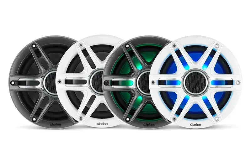 Clarion Marine CMSP 7,7" venekaiuttimet LED - Happy Angler