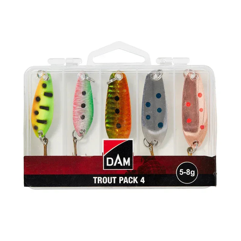 DAM Trout Pack 5-10 g lusikkalajitelma 5 kpl/pkt - Happy Angler