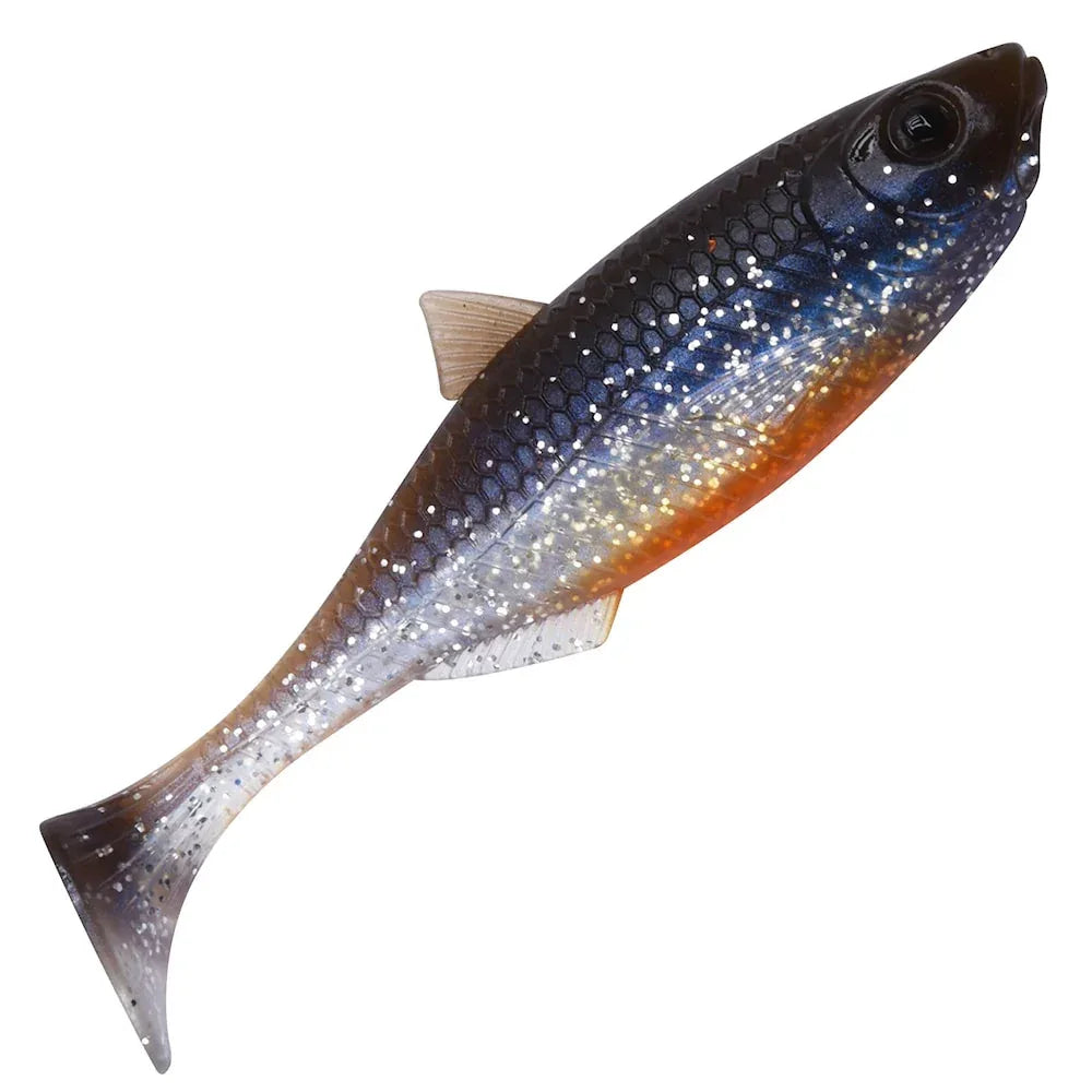 Patriot Baitfish 8 cm MEGA jigilajitelma 64 kpl + jigipäät + rasia - Happy Angler