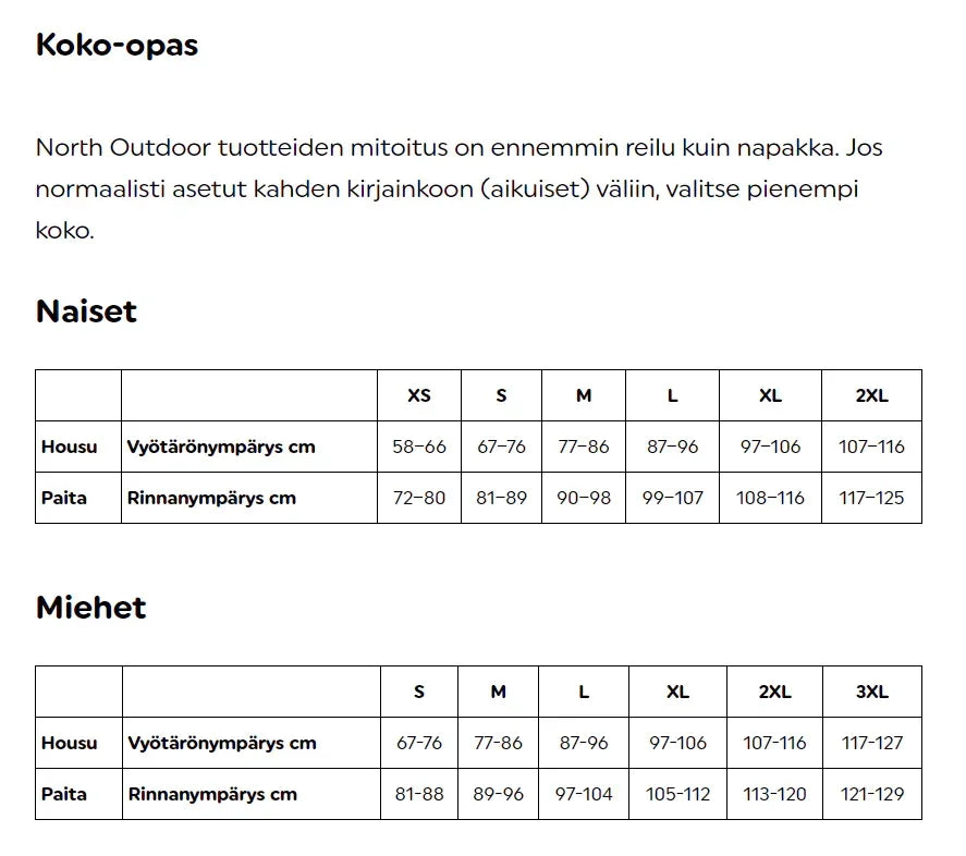 North Outdoor Active 210 merinovilla miesten aluskerraston paita - Happy Angler