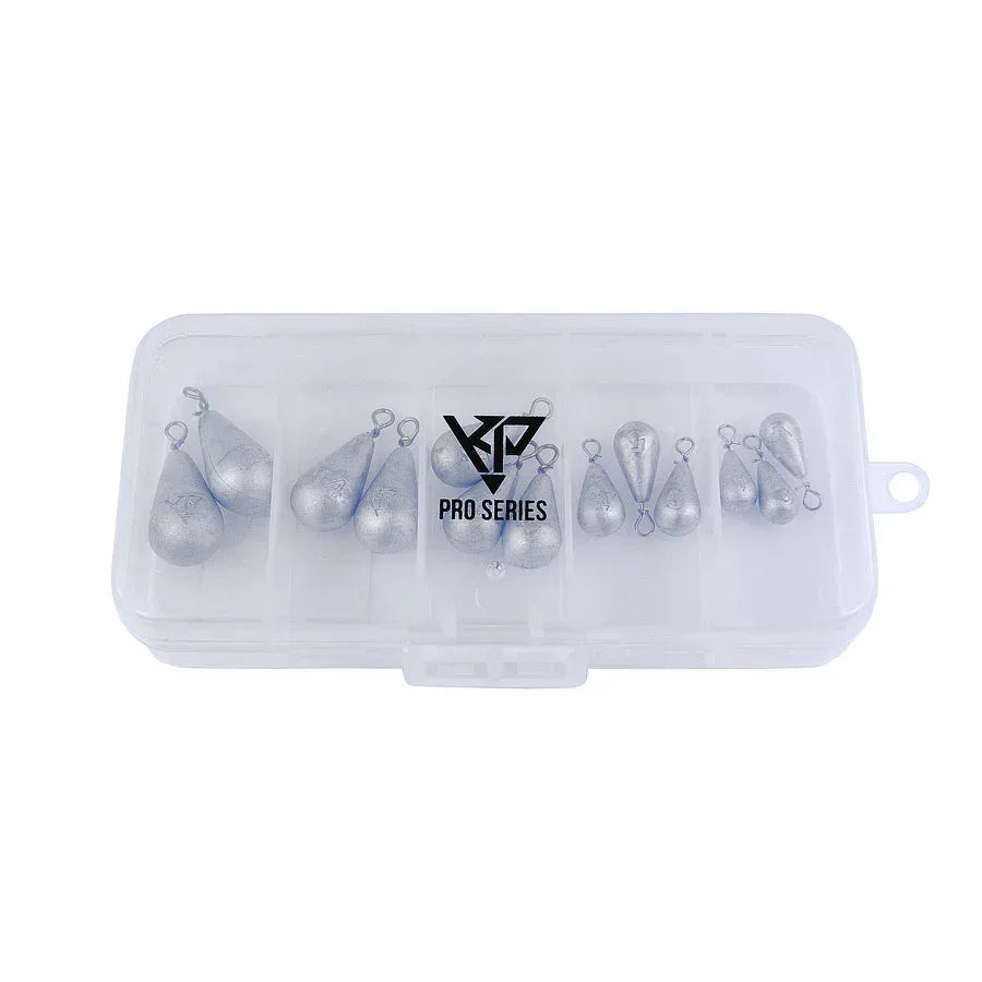 K.P Baits lisäpainolajitelma 13 kpl - Happy Angler