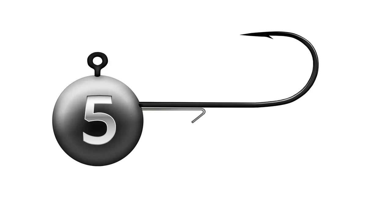 K.P Baits jigipää Round 5 g 4 kpl/pkt - Happy Angler