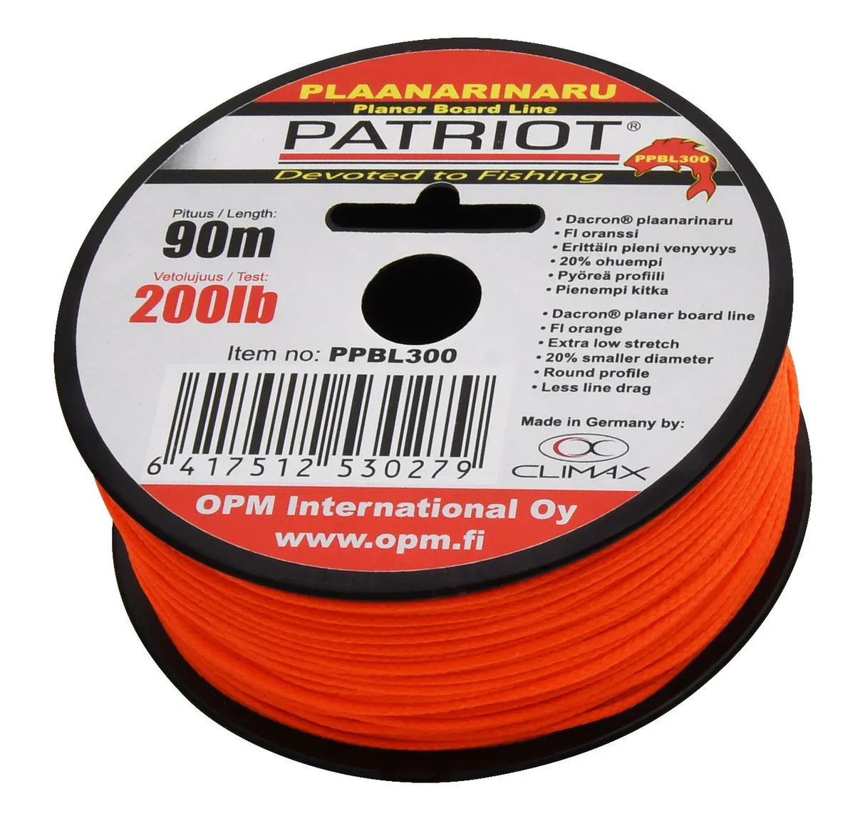 Patriot plaanarinaru 90 m - Happy Angler