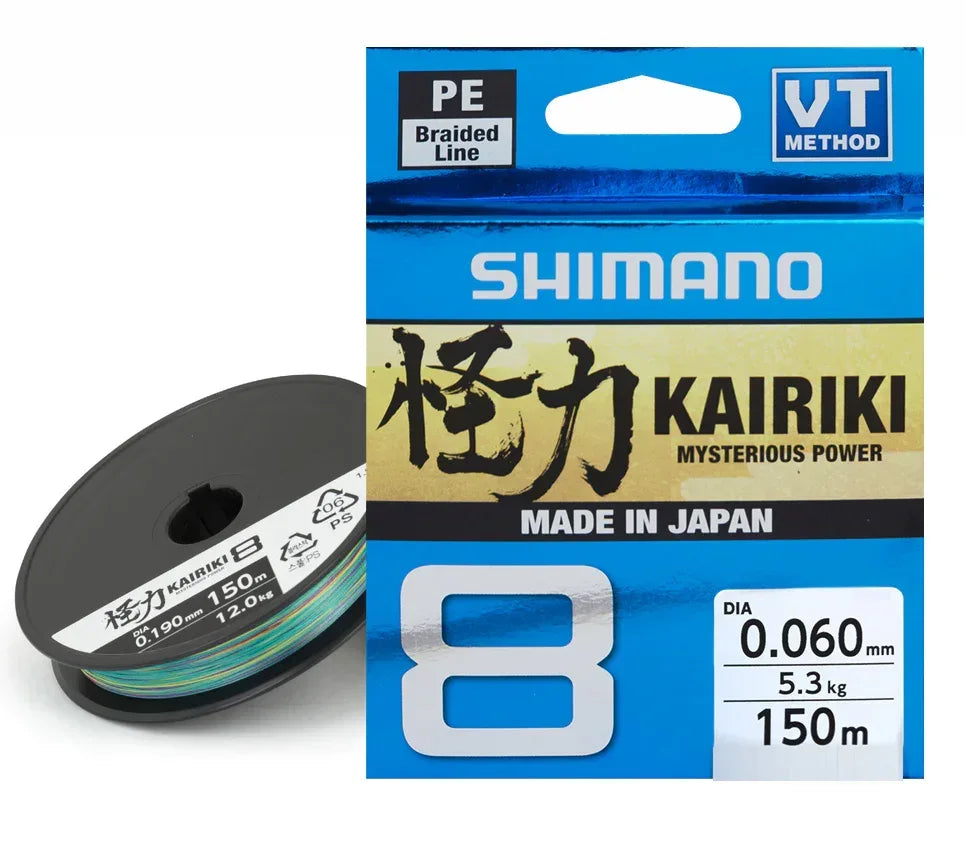 Shimano Kairiki 8 Multicolor 300 m kuitusiima - Happy Angler