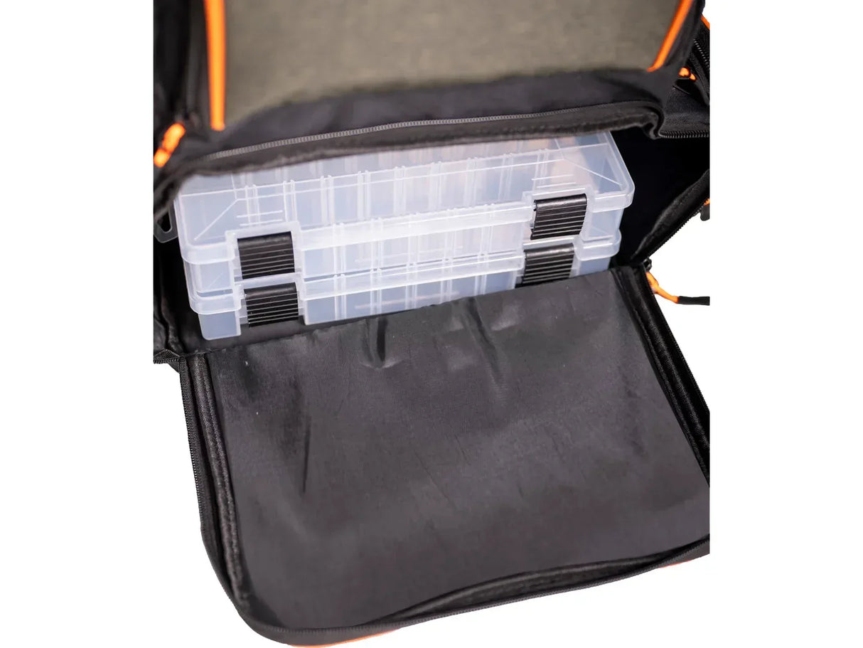 Kinetic Lure Rucksack kalastusreppu + 2 rasiaa - Happy Angler