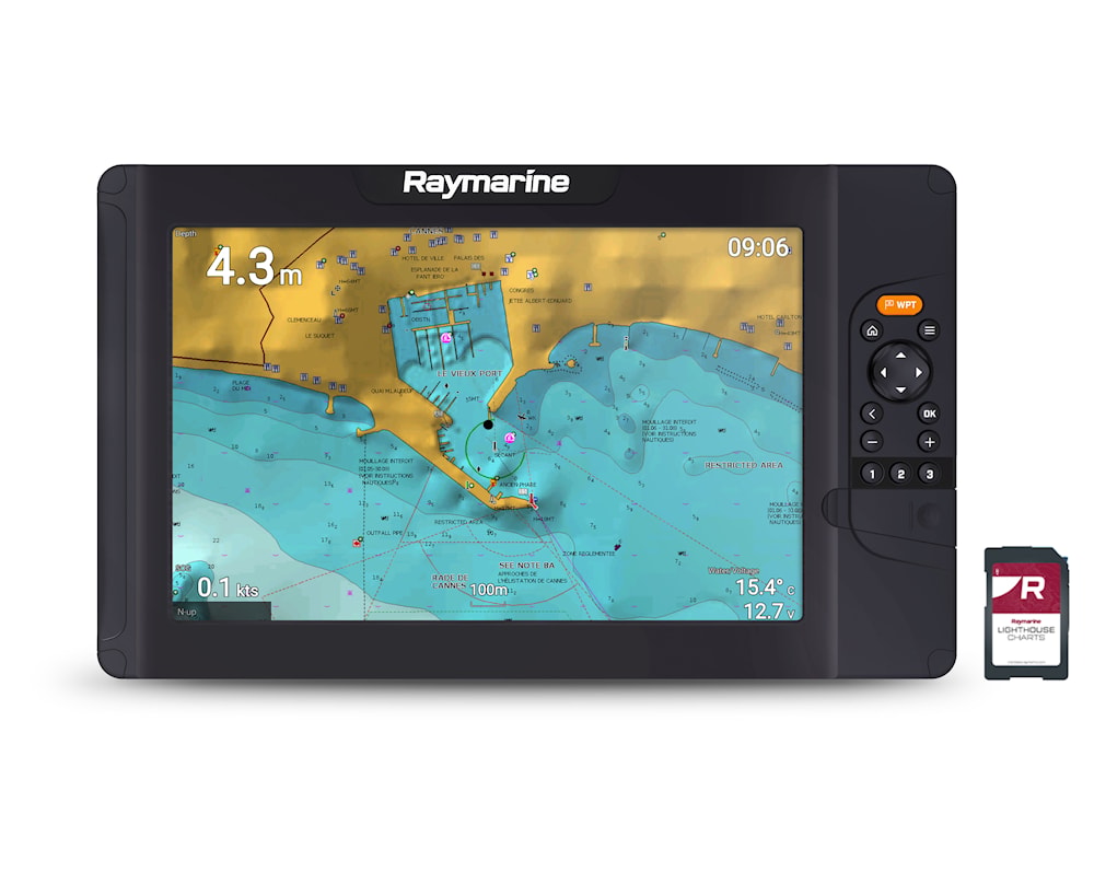 Raymarine Element 12 HV Combo Device + HV-100 transducer + Northern Europe map