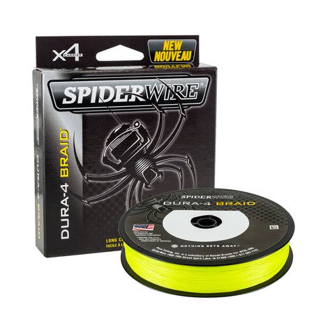 SpiderWire Dura 4 Hi-Vis Yellow 150 m kuitusiima